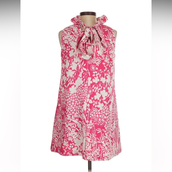 Tuckernuck Pink and White Floral Blythe Dress Size XL - Picture 4 of 8